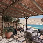 Villa Barbarossa - Elegant Beachfront Retreat With Heated Pool & Outdoor Gym Fteliá