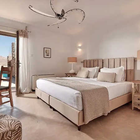 Barbarossa - Elegant Beachfront Retreat With Heated Pool & Outdoor Gym Villa Ftelia (Mykonos)