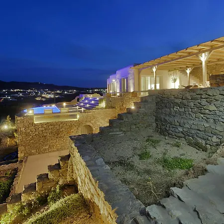 Barbarossa - Elegant Beachfront Retreat With Heated Pool & Outdoor Gym Villa Ftelia (Mykonos)