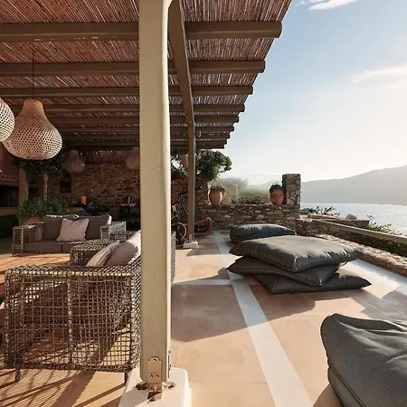 Barbarossa - Elegant Beachfront Retreat With Heated Pool & Outdoor Gym Villa Ftelia (Mykonos)